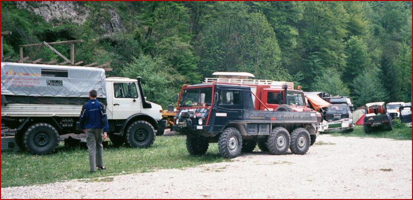 a Jeep with Unimog axles other heavily modified Jeeps and Suzuki's